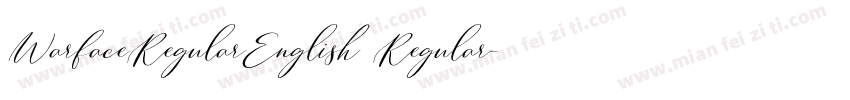 WarfaceRegularEnglish Regular字体转换